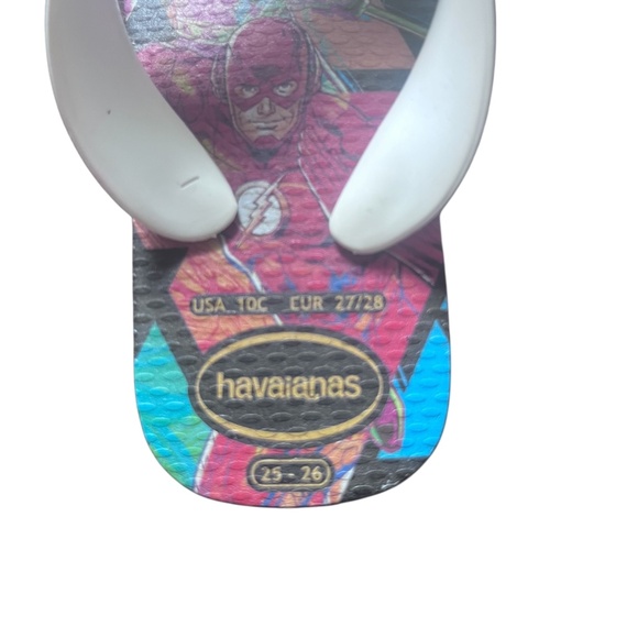Havaianas Kid's Multi Color Marvel Sandals Size 10C (25-26) - Picture 6 of 6